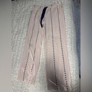 SOMA Christmas Pajama Set - Pink and Navy Trees - Large Long